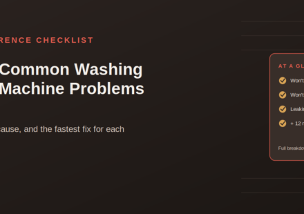 15 Common Washing Machine Problems