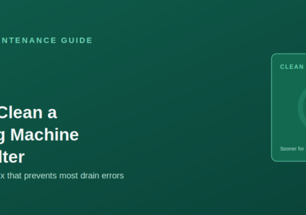 how to clean a washing machine drain filter