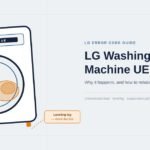 LG washing machine UE error