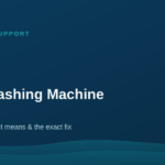 Samsung Washing Machine 4E Error