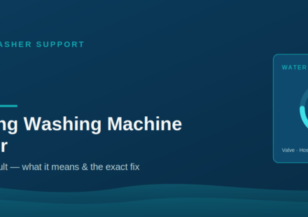 Samsung Washing Machine 4E Error