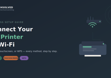 How to Connect an HP Printer to Wi-Fi