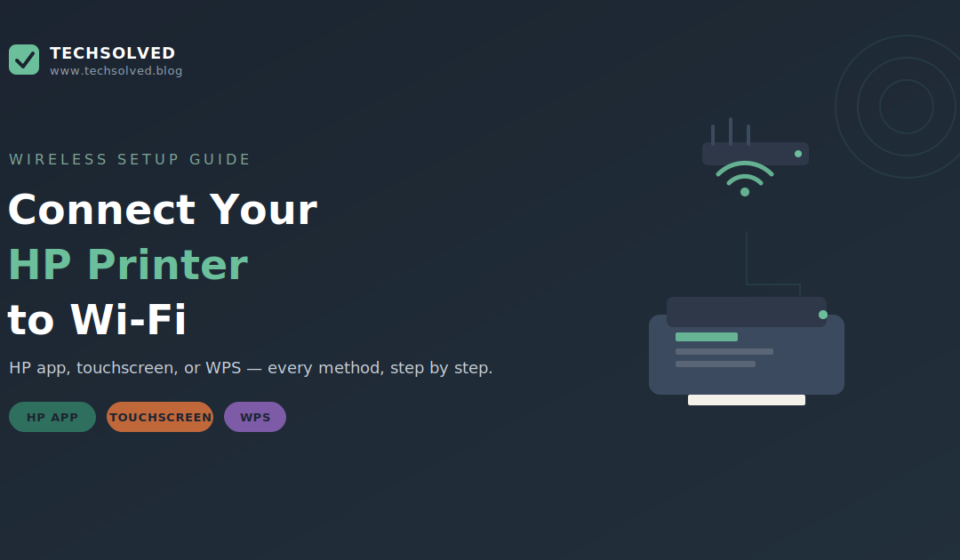 How to Connect an HP Printer to Wi-Fi