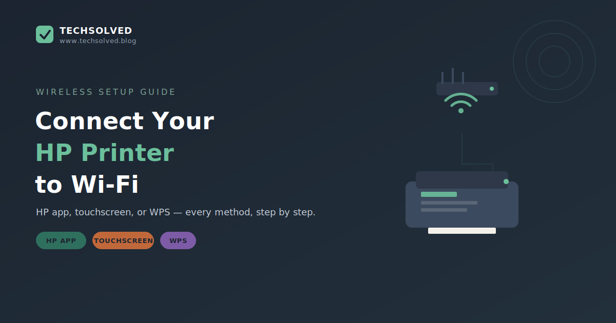 How to Connect an HP Printer to Wi-Fi